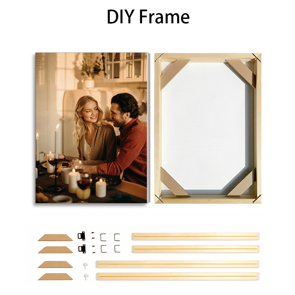 Foto personalizzate da 1 pezzo - Engraved Wood Frame recensione e prezzo
