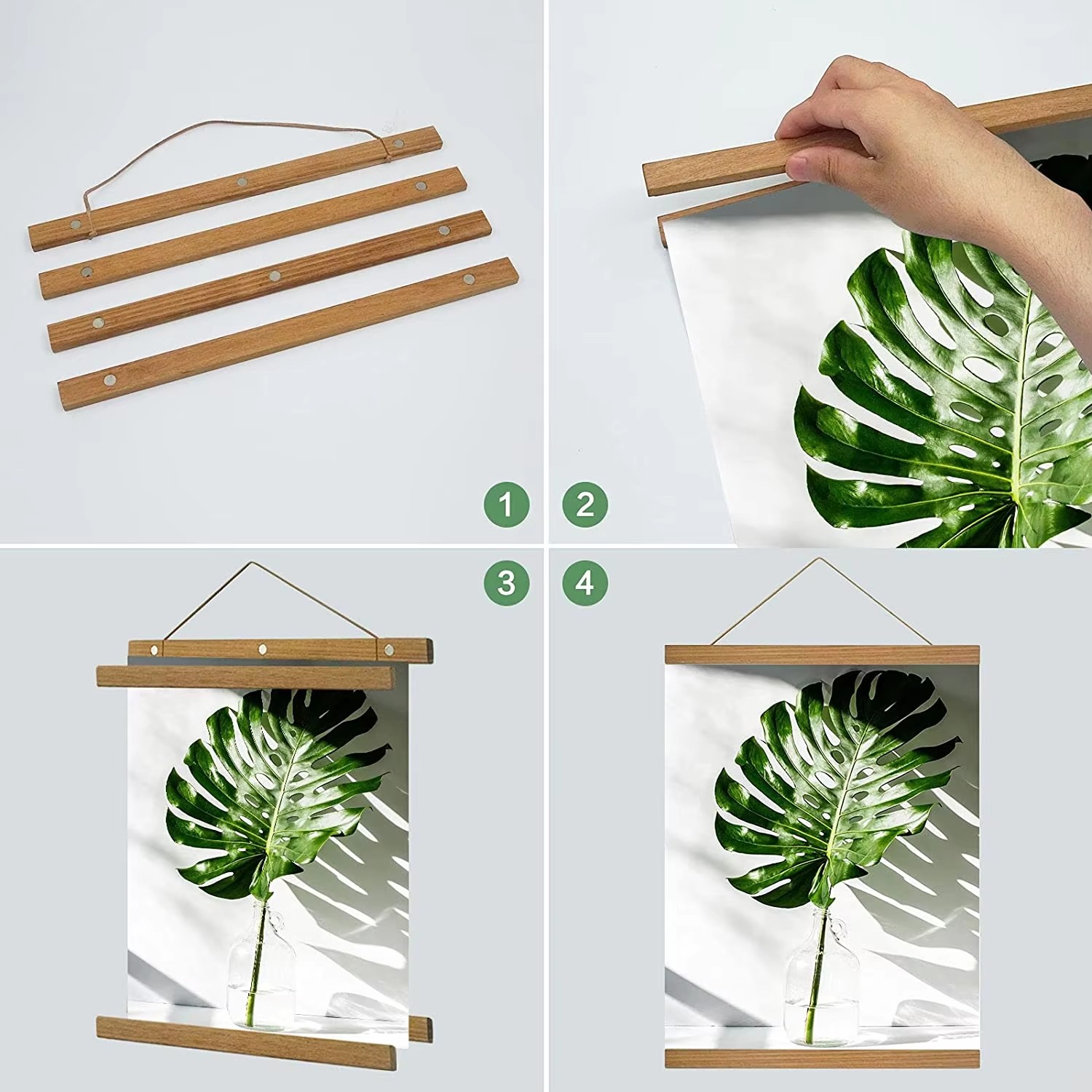 21-90 cm Immagine magnetica in - Engraved Wood Frame recensione e prezzo